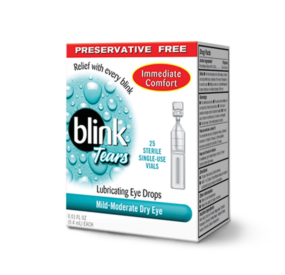 Eyes on Brickell Relief with every blink -Blink tears lubricating Eye Drops