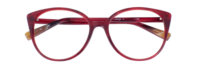 Eyes on Brickell Videre -VIDERE USAGI Dark Red