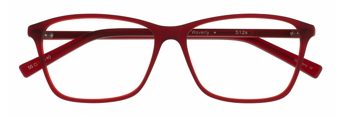 Eyes on Brickell Videre -VIDERE WAVERLY Dark Red Satin