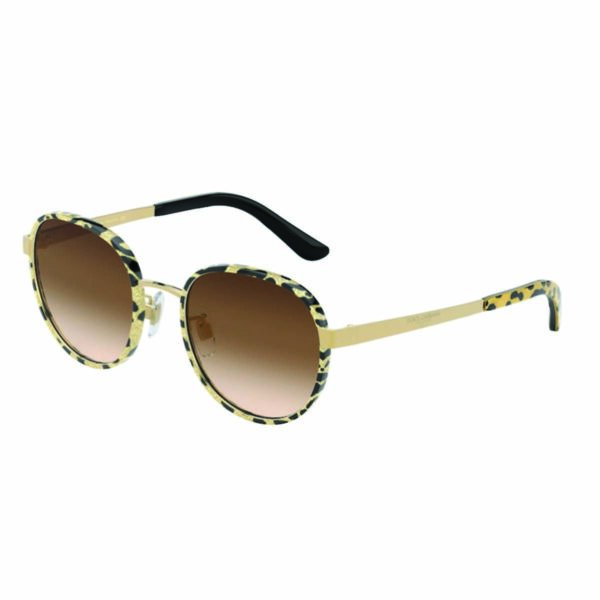 Eyes on Brickell: Dolce & Gabbana - 0DG2227J Leo Glitter Gold/Gold