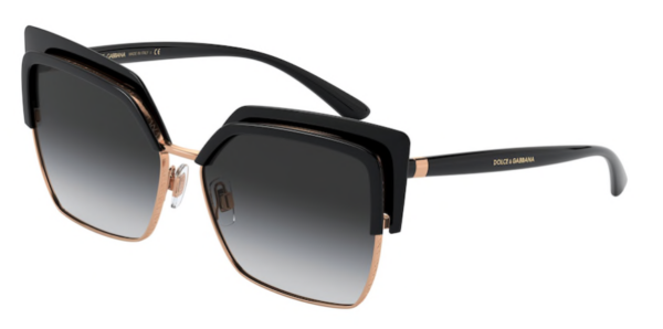 Eyes on Brickell: Dolce & Gabbana - 0DG6126 Black/Pink Gold