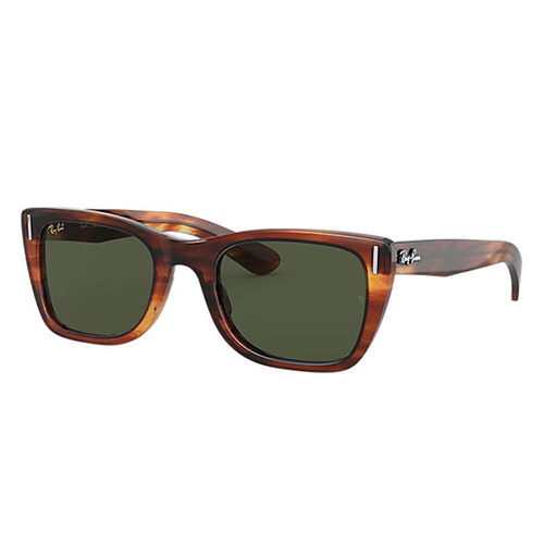 Eyes on Brickell: Rayban - RB2248 Caribbean Striped Havana and Green Classic