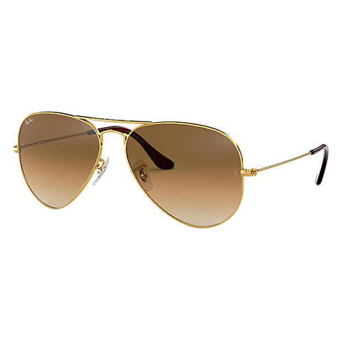 Eyes on Brickell: RB3025 UNISEX 006 Aviator Gradient Gold