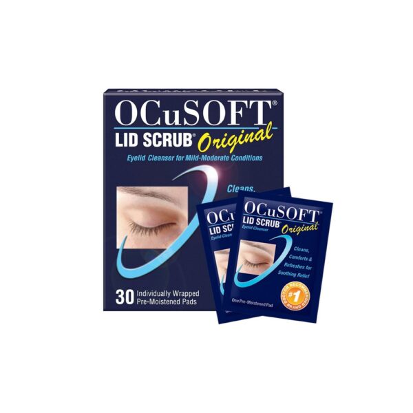 Eyes on Brickell: Ocusoft Lid Scrub Original Pre-Moistened Pads 30 Ct