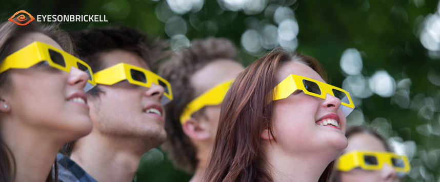 Eyes on Brickell: Solar Eclipse Glasses